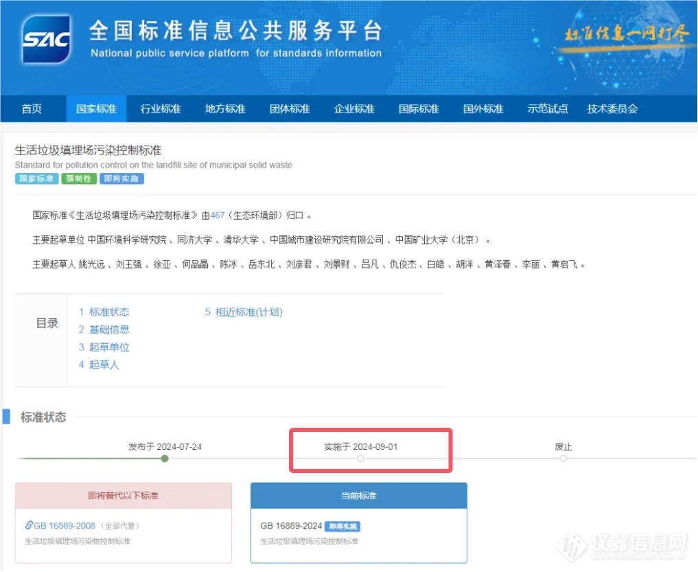 米乐M6平台：9月1日！《生活垃圾填埋场污染控制标准》GB16889-2024将实施——迈向环保新时代