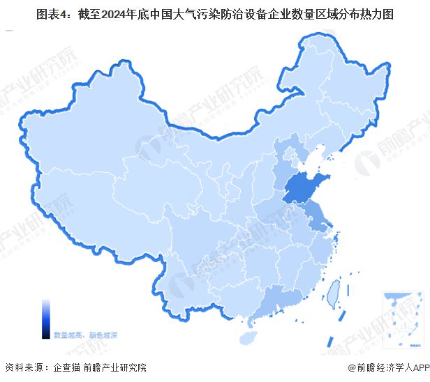 收藏！2024年中国大气污染防治设备企业大数据全景图谱（附企业数量、竞争、投融资等）(图4)