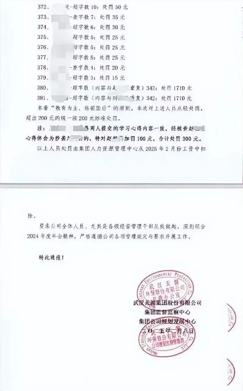 因写“董事长讲线名员工被罚？当地劳动监察大队：已接到涉事员工家属投诉公司回应→(图2)