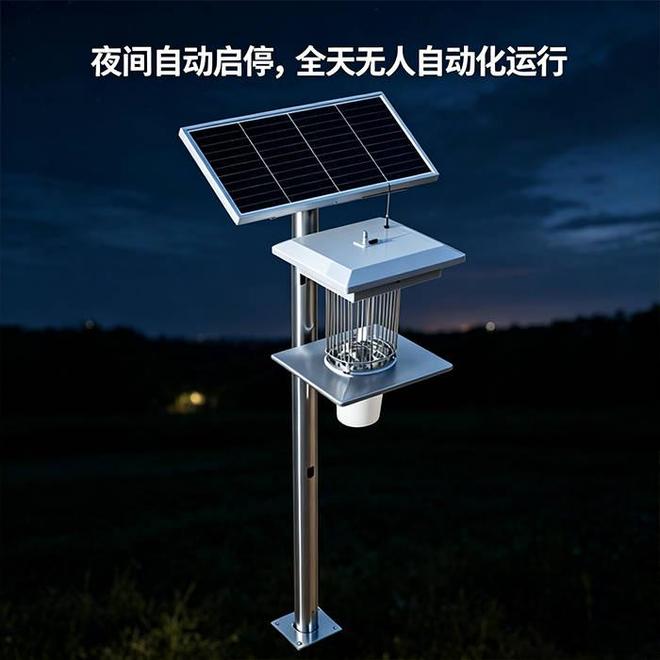 米乐M6：太阳能杀虫灯：绿色环保的田间物理防虫设备(图3)