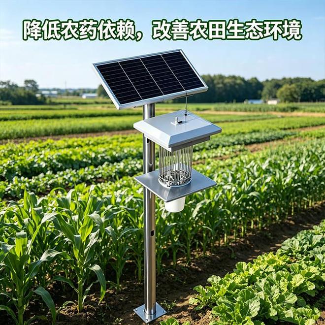 米乐M6：太阳能杀虫灯：绿色环保的田间物理防虫设备(图6)